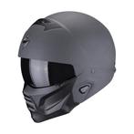 Scorpion EXO-Combat Evo II - Graphite, Motoren, Kleding | Motorhelmen, Nieuw met kaartje, L, Jethelm