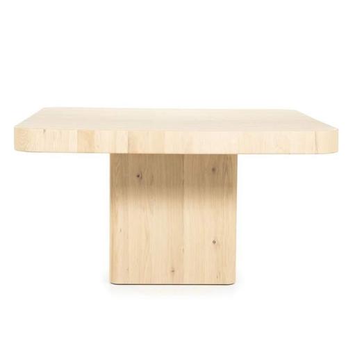 Eettafel Harmonie - 140cm - Naturel - 96250 - eettafel, Huis en Inrichting, Tafels | Eettafels, Nieuw, Overige materialen