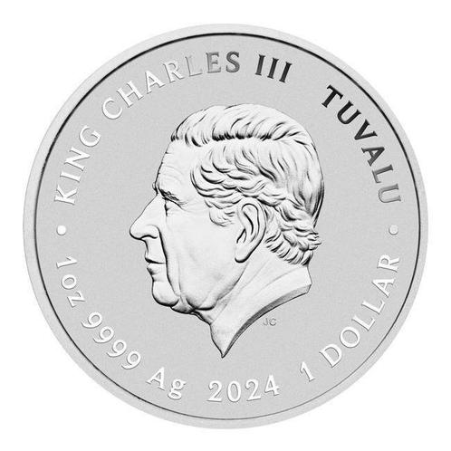 Tuvalu. 1 Dollar 2024 1 oz $1 AUD Tuvalu Teenage Mutant, Postzegels en Munten, Edelmetalen en Baren