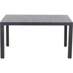Siena Garden Silva Eettafel 140x90cm mat antraciet / Washed, Tuin en Terras, Ophalen of Verzenden, Nieuw