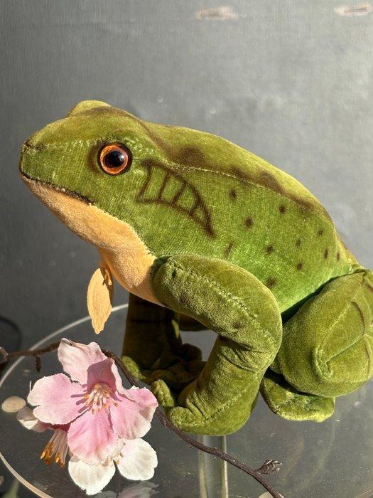 Steiff: Froggy de kikker, 1968, EAN 2370/10 - Teddybeer -, Antiek en Kunst, Antiek | Speelgoed