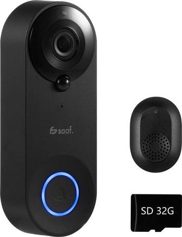 2dekans | Video Deurbel met Camera - Inc. Gong & 32GB SD - beschikbaar voor biedingen