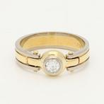 Ring - 18 karaat Geel goud, Witgoud Diamant (Natuurlijk), Nieuw