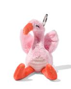HEMA Sleutelhanger pluche flamingo, Nieuw, Verzenden