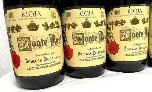 1995 Bodegas Riojanas, Monte Real x3 & 1983 Ramón Bilbao x3, Verzamelen, Wijnen