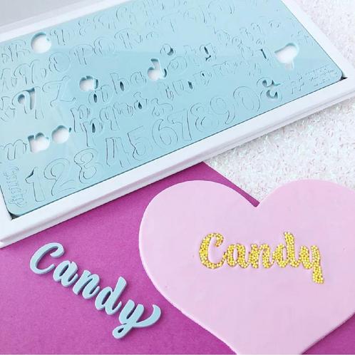 Sweet Stamp Candy Letters & Cijfers Set, Hobby en Vrije tijd, Taarten en Cupcakes maken, Nieuw, Verzenden