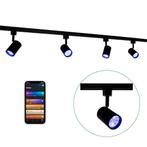 Smart Railsysteem 1-fase | Zwart | 2 Meter | HUE compatible, Huis en Inrichting, Lampen | Plafondlampen, Ophalen of Verzenden