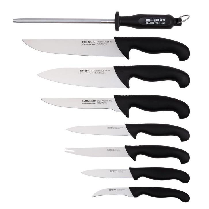 GGM Gastro | Messenset - Classic Profi Line - 8 stuks |, Huis en Inrichting, Keuken | Bestek, Nieuw, Verzenden