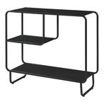 Consoletafel Færder 91,5x33x80,5 cm zwart mat [en.casa], Huis en Inrichting, Tafels | Sidetables, Verzenden, Nieuw