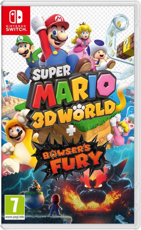 Switch Super Mario 3D World + Bowsers Fury, Spelcomputers en Games, Games | Nintendo Switch, Zo goed als nieuw, Verzenden