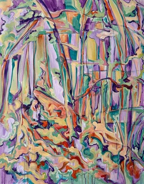 Crescentia K. - Run, Antiek en Kunst, Kunst | Schilderijen | Modern