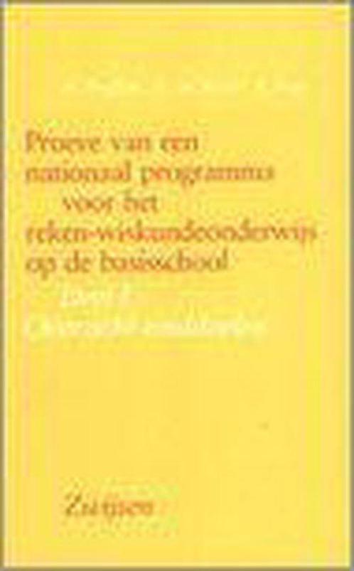 Proeve Nationaal Progr Rekenonderwijs 1 9789027613981, Boeken, Studieboeken en Cursussen, Gelezen, Verzenden