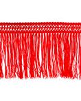 Franjeband Polyester Rood 15 cm
