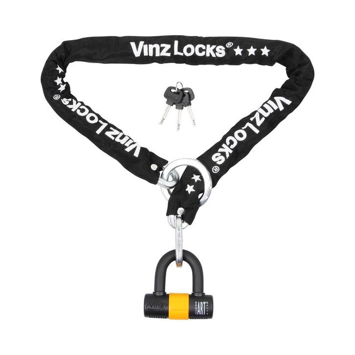 VINZ Kungur Scooterslot ART 3 - 300cm (past door spaakwiel), Motoren, Accessoires | Sloten, Verzenden