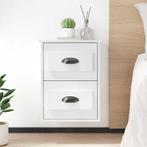 vidaXL Nachtkastje wandgemonteerd 41,5x36x53 cm hoogglans, Huis en Inrichting, Slaapkamer | Nachtkastjes, Minder dan 45 cm, Verzenden