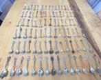 Groot lot van 90 verzilverde lepeltjes Nederland - Belgie -
