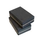 Yoga blok high density zwart - Lotus - 2 stuks, Verzenden, Nieuw