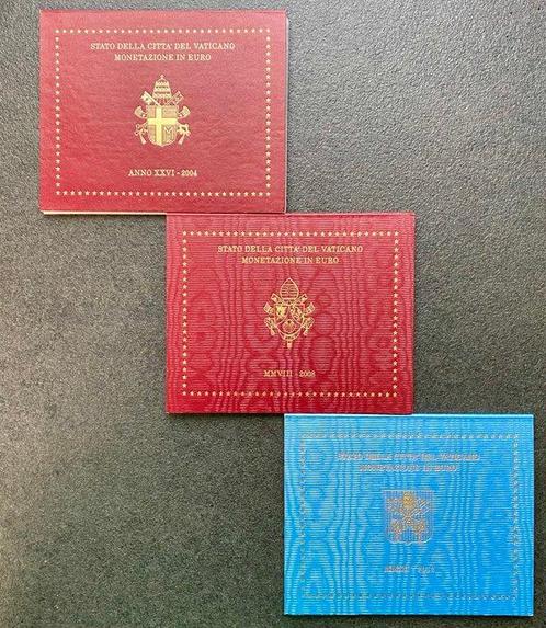 Vaticaan. Year Set (BU) 2004/2012 (3 sets) (Zonder, Postzegels en Munten, Munten | Europa | Euromunten