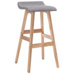 Elegante Barstoel grijs | Retourdeal | 40%, Huis en Inrichting, Barkrukken, Met voetsteun, 60 tot 90 cm, Nieuw, Ophalen of Verzenden