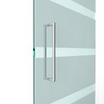U-greep rond voor glazen deur ø 19mm - L: 519x500mm - RVS, Doe-het-zelf en Verbouw, Deuren en Horren, Ophalen of Verzenden, Nieuw