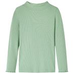 vidaXL Kindershirt met lange mouwen lage col 140, Verzenden, Nieuw