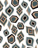 Viscose Twill Figuren Mix, Nieuw, Overige kleuren