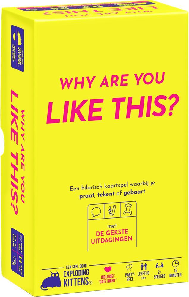 Why Are You Like This? - Kaartspel | Exploding Kittens -, Hobby en Vrije tijd, Gezelschapsspellen | Kaartspellen, Nieuw, Verzenden