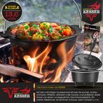 KESSER® Dutch Oven Set - 13,6L - Vuurpan - Stoofpan - Gietij, Verzenden, Nieuw