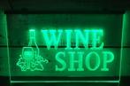 Wijn winkel neon bord lamp LED verlichting reclame lichtbak, Verzamelen, Verzenden, Nieuw