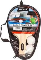 SportX Tafeltennis set incl. Ballen in Tas **, Sport en Fitness, Tafeltennis, Ophalen of Verzenden, Zo goed als nieuw