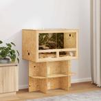 vidaXL Terrarium Bruin 80 x 50 x 100 cm OSB, Verzenden, Nieuw