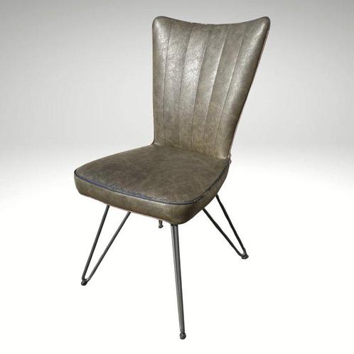 Stoel - Leder - Een paar lederen stoelen, Antiek en Kunst, Kunst | Designobjecten