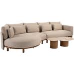 Sofie Safina modulaire chaise longue loungeset 4 delig, Ophalen of Verzenden, Nieuw