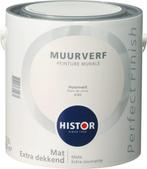 Histor Perfect Finish Muurverf Mat - Hoornwit 6763 - 2,5..., Wit, Nieuw, Ophalen of Verzenden, Verf
