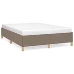 Bedframe Stof Taupe 140x190 - OP = OP - Slaapkamer Upgrade!, Nieuw, Tweepersoons, 140 cm, 190 cm of minder