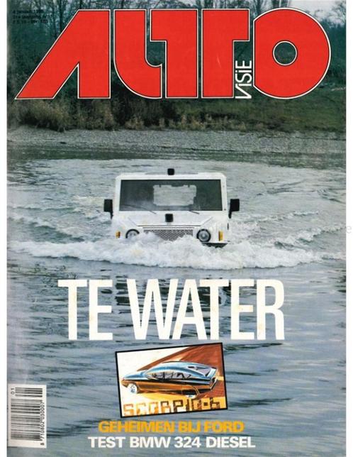 1986 AUTOVISIE MAGAZINE 01 NEDERLANDS, Boeken, Auto's | Folders en Tijdschriften