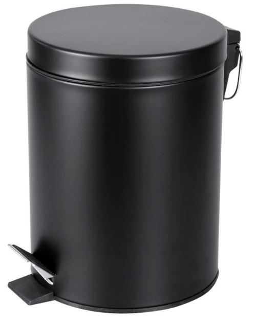 Differnz Pedaalemmer 5 liter mat zwart, Doe-het-zelf en Verbouw, Hang- en Sluitwerk, Verzenden