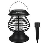 Benson Draagbare muggenlamp op zonne-energie - blauw UV-l...