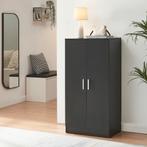 Schoenenkast Notribontaa 108x55x35 cm zwart [en.casa], Huis en Inrichting, Verzenden, Nieuw
