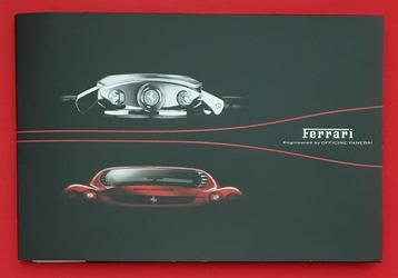 FERRARI Engineered By OFFICINE PANERAI Catalogo 2008 Catalog beschikbaar voor biedingen