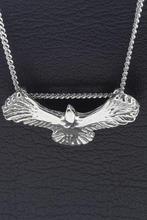 Zilveren Adelaar Wings of freedom ketting hanger, Verzenden, Nieuw