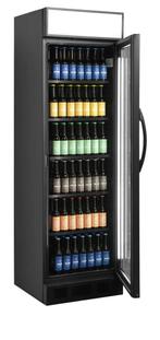 TEFCOLD CEV425CP BLACK – Zwarte Flessenkoeler met Verlichte, Nieuw in verpakking, Koelen en Vriezen