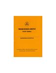 1955 MERCEDES BENZ TYP 220 A INSTRUCTIEBOEKJE DUITS
