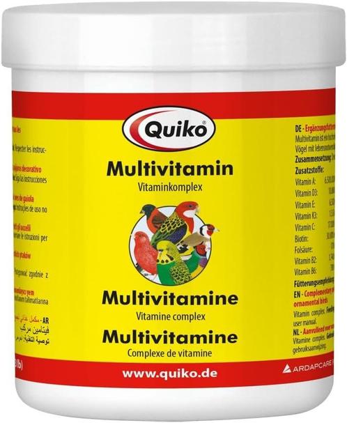 Quiko multivitamine 50 gram - Supplementen - Vogelvoer, Dieren en Toebehoren, Vogels | Toebehoren, Nieuw, Verzenden
