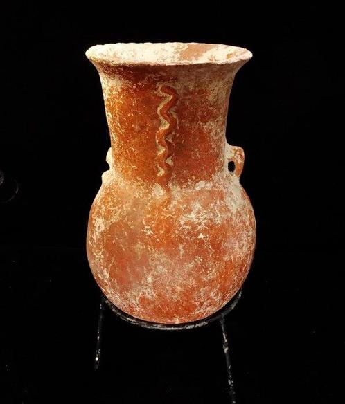 Cypriotisch - Rood geglazuurde keramische kruik - Minoïsch -, Verzamelen, Mineralen en Fossielen