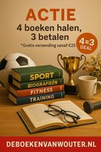 Alle boeken 4 halen 3 betalen – gratis verzending, Boeken, Ophalen of Verzenden, Zo goed als nieuw