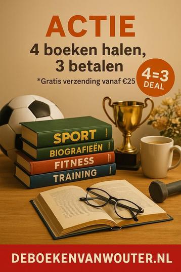 Sportboeken 4 halen 3 betalen – gratis verzending beschikbaar voor biedingen