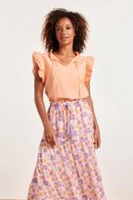 -30% Smashed Lemon  Smashed Lemon 24352 zachte perzike top m, Kleding | Dames, Blouses en Tunieken, Verzenden, Nieuw, Oranje