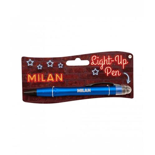Balpen Light-Up pen Milan blauw, Verzamelen, Pennenverzamelingen, Ophalen of Verzenden