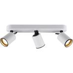 LED Plafondspot - Trion Pirlo - GU10 Fitting - 3-lichts -, Metaal of Aluminium, Nieuw, Ophalen of Verzenden, Led